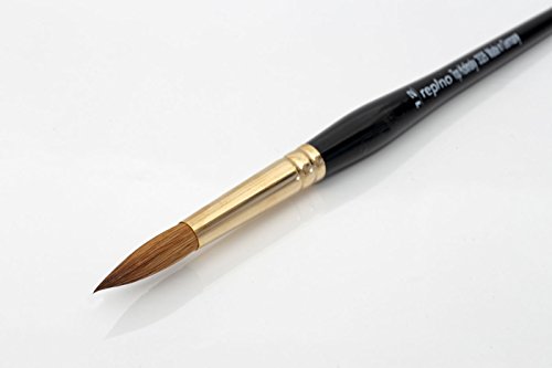 Exclusiver Top Kolinsky feinster Qualität Grösse 12 Aquarell Rotmarder Künstlerpinsel