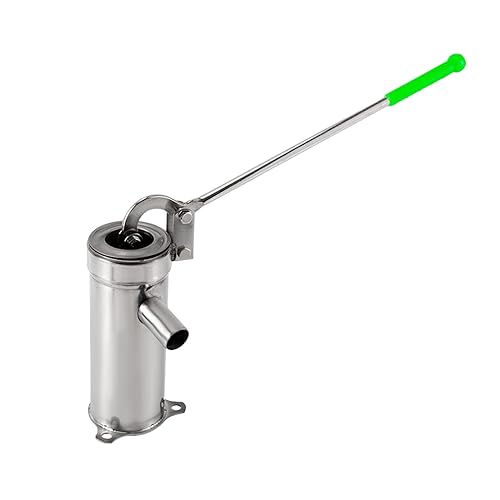 Pompa a mano per estrazione dell'acqua, pompa di aspirazione in acciaio inox, pompa per fontana per giardino e terrazza
