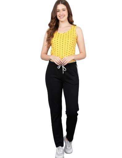 Image of DIAZ Women's Tank Top and Lower Set for Women | Stylish Cotton Co-Ord Set | Sleeveless Top & Jogger Lower for Women |Comfortable Stretchable Fabric 2-Piece Combo Set|women co ord set
