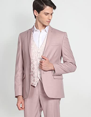 Image of Arrow Tailored Fit Dobby Suit Pink