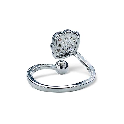 925 Sterling Silver Leaf Finger Ring