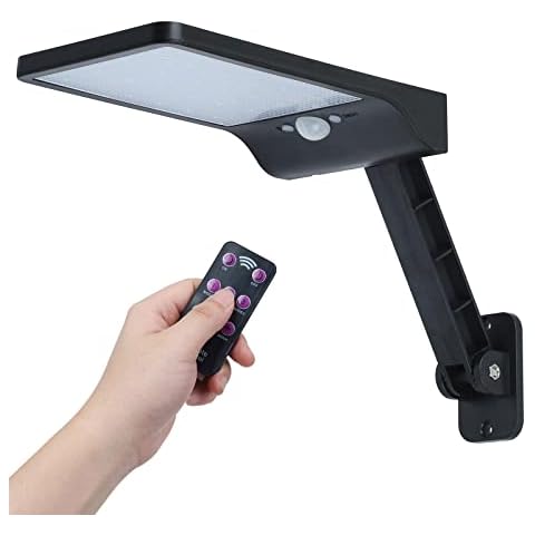 COLBOR Foco Solar Exterior con Sensor de Movimiento y 3 Modos Ajustables Cover