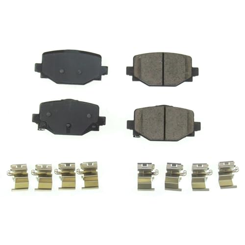 Image of PowerStop Rear Brake Pads for Infiniti QX50 2019-25 | Infiniti QX55 2022-25 - Z17 Ceramic Brake Pads with Installation Hardware, 17-2191