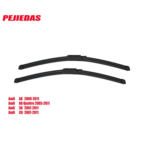 Image of 22 inch+22 inch Windshield Wipers Replacement for Audi A6 C6 S6 2006-2011-Original Factory Quality (Pack of 2)