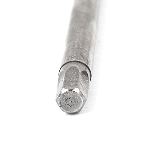 Sourcingmap 150mm Long 1/4" Hex Shank 5mm Hexagonal Tip Magnetic Hexagon Screwdriver Bit, H5 x 150mm - Image 2