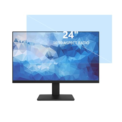 Koelaa Anti Blaulichtfilter 24 Zoll für 16:10 Seitenverhältnis Monitor, Blaulicht Blockierende Displayschutz, Anti Blendschutz Displayschutz, Augenschutz, Abnehmbarer Displayschutzfolie-24 (16:10)