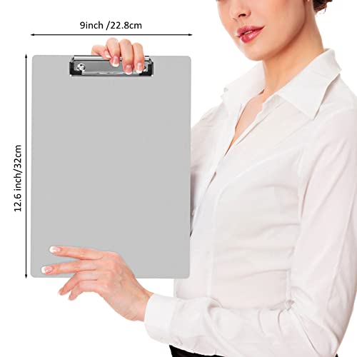 Epakh EPAKH-CLIP BOARD-66 4 Pieces Clipboard Bulks Metal Clipboard Aluminum Office Clipboard Low Profile Clip Standard A4 Letter Size Metal Clip Board thumb #1