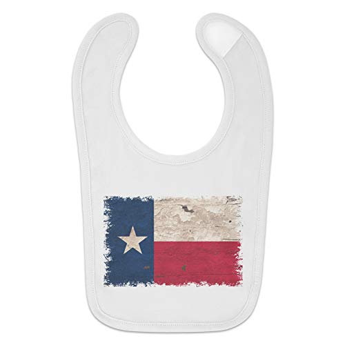 GRAPHICS & MORE Rustic Texas State Flag Distressed USA Baby Bib2