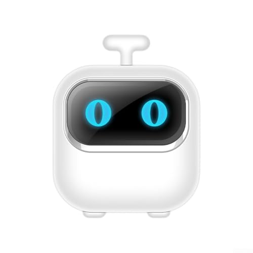 TIANHENGMart Mini impresora inalámbrica compacta, fácil configuración para impresiones rápidas en blanco y negro (blanco)