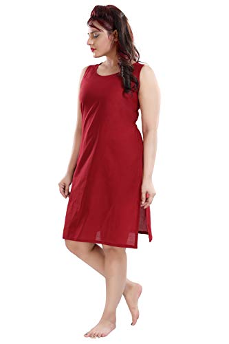 Image of Cotton Rich Camisole Slip for Women | Long Kurti Slip /Suit Slip /Camisole Slip Knee Length Inner(Long Inner)