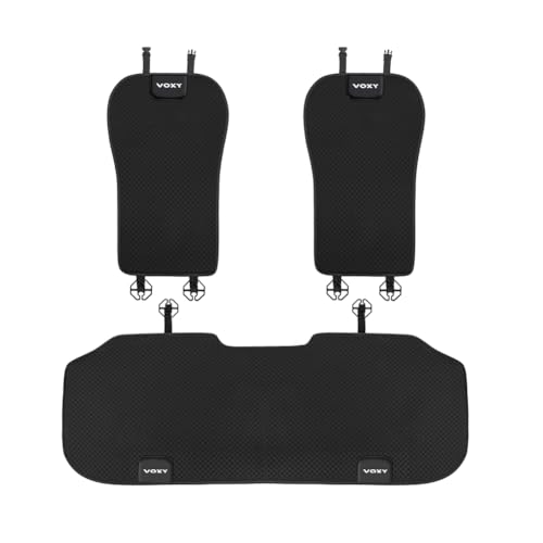 【ヴォクシー 専用】 カーシートカバー アイスシルク生地 カーシート クッション VOXY 専用ロゴ ヴォクシー 80系 90系 S-G S-Z グレード 適用 車用 シートカバーセット 薄い 車 座布団 お尻クッション 通気性 前座席用/後部座席用 汚れ