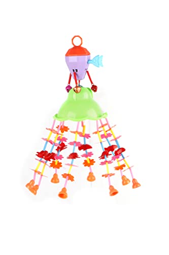 RATNA'S Merry go Round for Infants no.11, Attachable to Cradle or Window, Soothing Music and Various Shapes for Developing Imagination and Thinking Skills (Multicolor)