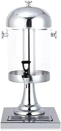 Beverage Dispenser Beer Dispenser Juice Dispenser Single Bowl Orange Juice Dispenser Cooling Machine(Silver)