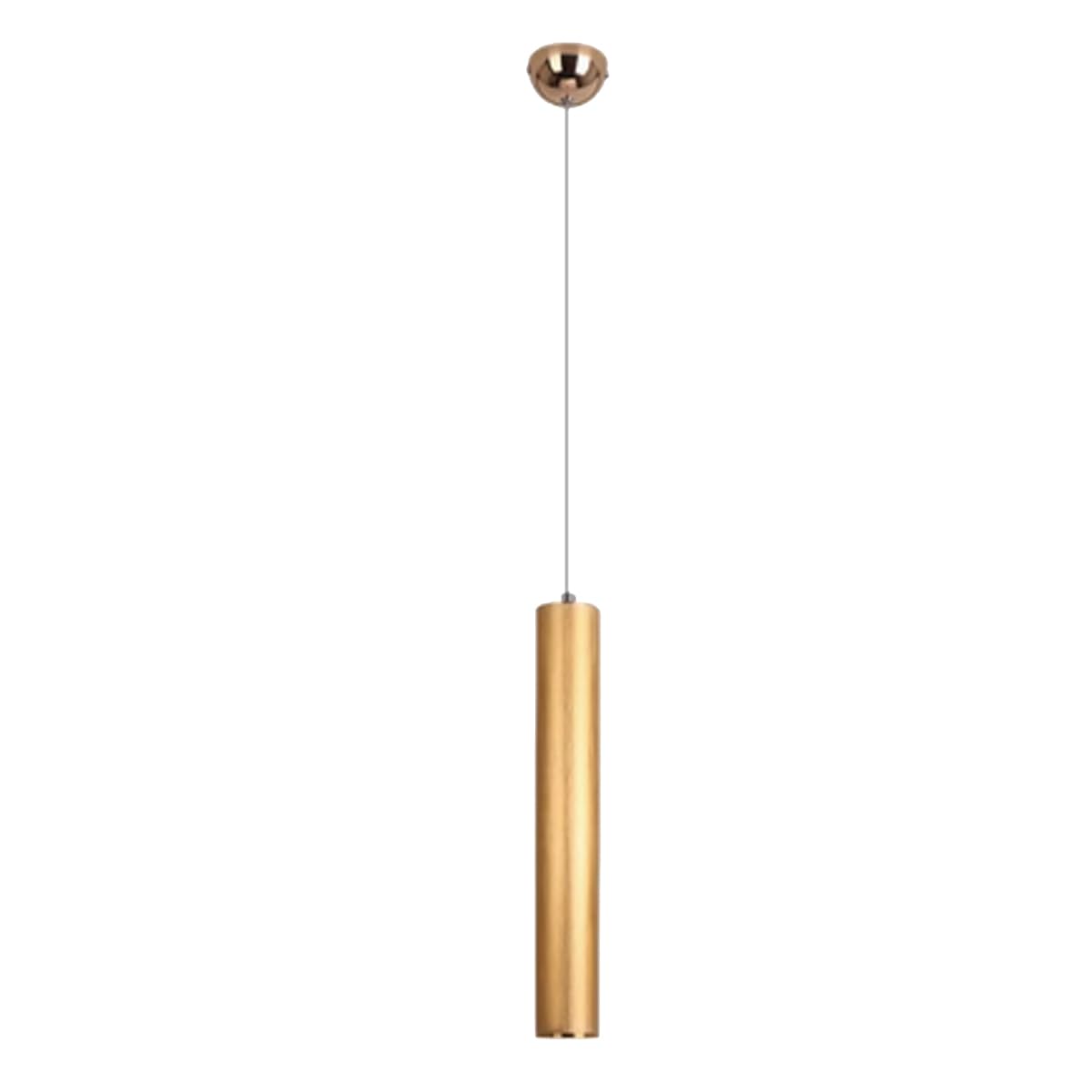SXECAEPS Pendant Lamps Nordic Hanging Lamp Gold Long Tube Creative Anti-rust Aluminum Chandelier Downlights 5W Cylinder Droplight Spotlight for Living Room Bedroom Hallway