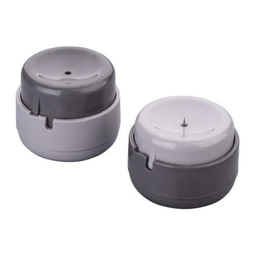 Fackelmann Eilocher – robuust keukengereedschap van ABS, 44 mm, ophangbaar, design uit Duitsland, zwart/zilver