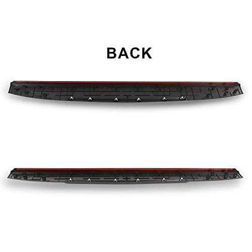 Image of G-PLUS Replacement Tailgate Cap Protector Compatible with 2019-2021 Chevy Silverado 1500 GMC Sierra 1500 Rear Tailgate Molding Cap Spoiler Tailgate Molding Trim-GM1904116, 84493626
