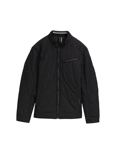 TOM TAILOR Herren 1044094 Jacke, 29999 - Black, L EU – Ansicht 3