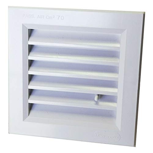 First griglia bianca tipo G da incasso con rete