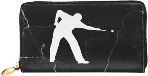 Billiard Ball Player Wallet Card Bag