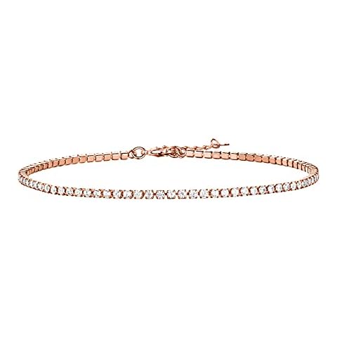 PAVOI 14K Gold Plated Tennis Anklets for Women Cover