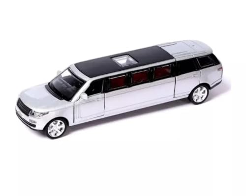 Image of Long Range Rover Model Car with Box, Zinc Alloy Pull Back Toy car with Sound and Light for Kids Boy Girl Gift [Colors as Per Stock]