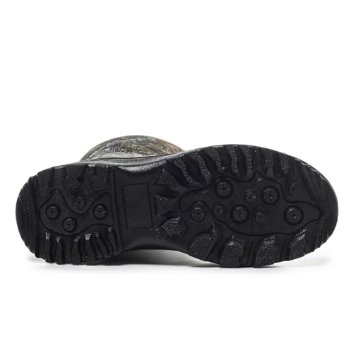 Neoprene Insulated Rain Boots with Steel Shank, Waterproof Mid Calf Hunting Boots4