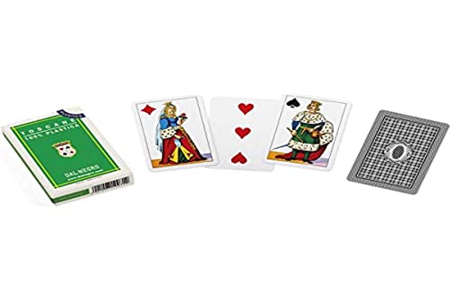 40 carte 100% plastica Dal Negro 15007 - Carte Toscane Verdi in Plastica