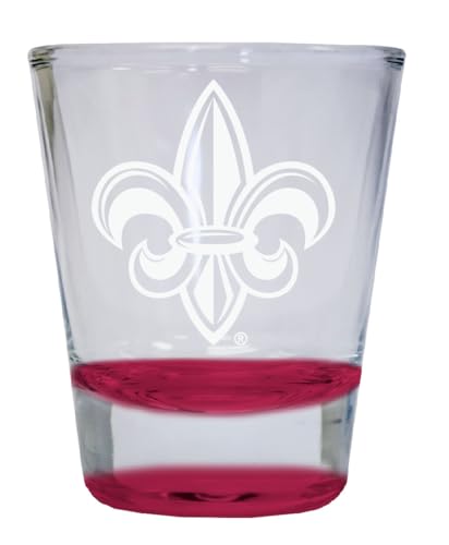 Vaso de shot grabado 2 oz redondo rojo