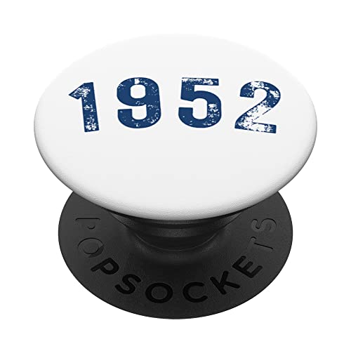 Vintage 1952 Cumpleaños en el año 1952 Nacido en 1952 PopSockets PopGrip Intercambiable