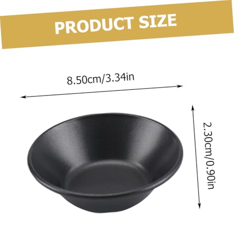 Artibetter 6個 不沾加工カーボン製タルト型 耐熱ベーキングモールド エッグタルト プリン ゼリースイーツ用 製菓用品 家用