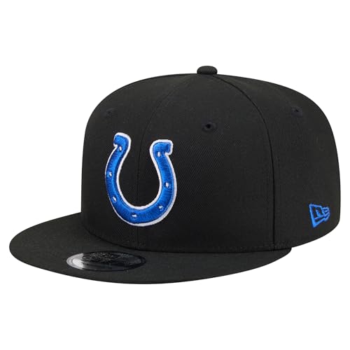 New Era Mens Black Indianapolis Colts 9FIFTY Snapback Hat