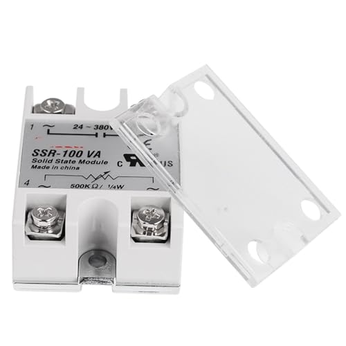 Protection relais statique SSR anti-poussière avec capot transparent universel