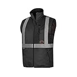Pioneer Heated Hi Vis Safety Vest for Men & Women's - Class 1 - Reflective Tape (Battery Pack Not Included)