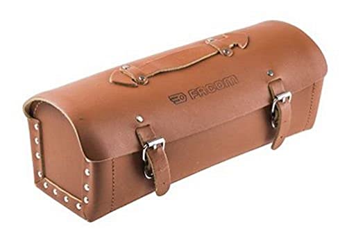 FACOM - Sacoche Outils en Cuir Compacte - BV.100 - Sac à Outillage - Trousse à Outils Professionnelle ou Bricolage - Robuste et Durable - Sangle Ajustable - Rangement...