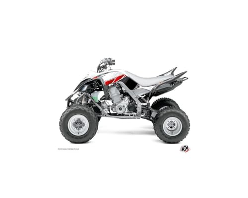 Kit decorativo de quad Stripe rojo para tus rutas en Yamaha 700 Raptor