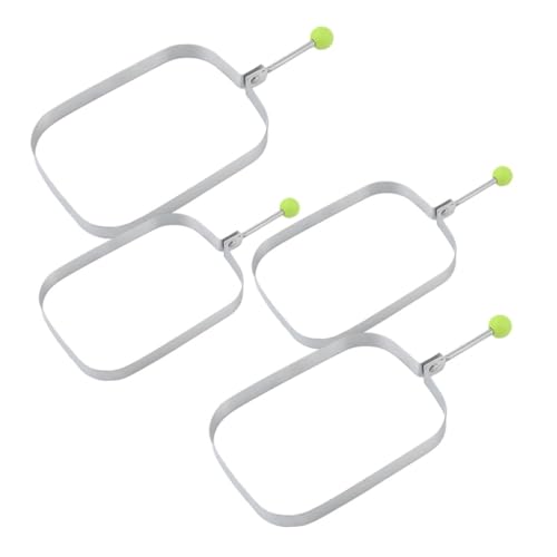 OUNONA Layer Cake Molds Round Molds for Baking Egg Rings Stainless Steel Medium Small Sizes Versatile