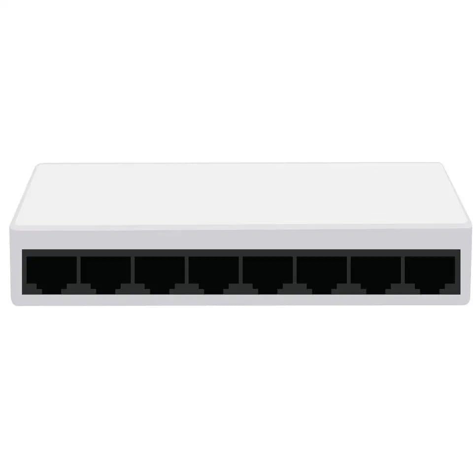 8 Port Gigabit Ethernet Network Switch Hub, Plug and Play, Desktop or Wall-Mount, Plastic Case Ethernet Splitter, Fanless, Traffic Optimization, Unmanaged (8 Port)-image-47