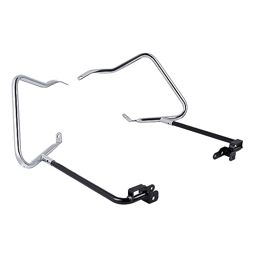 Guardas traseras para alforjas Harley Advanblack cromadas miniatura 1