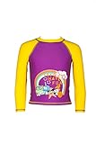 ARENA Mädchen Uv-Shirt Mädchen Sonnenschutz Langarm Shirt Awt, Provenza-Yellow Star, 98, 002054
