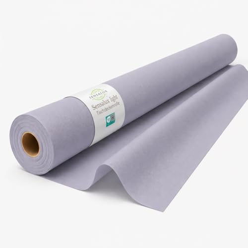 Sensa Lux Light Nappe Rouleau, Oeko-Tex 100 - Fabriqué en Allemagne - 25 m de long, 1,10 m x 25 m, tissu non tissé, idéal pour les fêtes, les anniversaires, les...