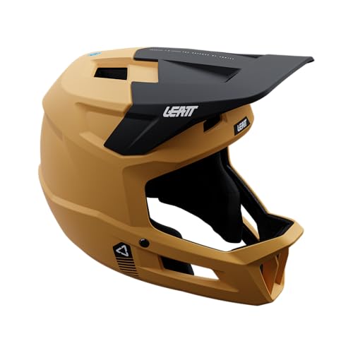 Casque jaune Leatt MTB Gravity 1.0 Junior XS avec protection intégrale légère