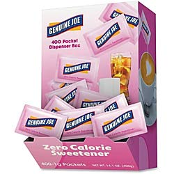 Genuine Joe Saccharine Zero Calorie Sweetener Packets #1