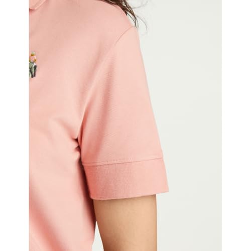 Image of U.S. Polo ASSN. Women's Cotton Solid Loose Fit Polo Shirt