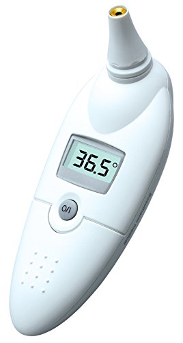 boso bosotherm Medical Digitale infrarood koortsthermometer voor lichaamstemperatuur meting in het oor met lichtdisplay… - Image 3
