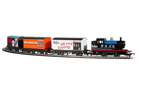 Hornby Steam Train - R30258 The Beatles, The Liverpool Connection EP Collection Side B Train Pack - Limited Edition 00 Gauge Locomotives, Engine Models for Adults - 1:76 Scale Model Gift