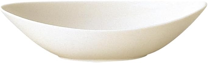 Koyo Pottery 14720071 Patio, Off-White, 10.8 inches (27.5 cm), Canoe Baker, Dishwasher Safe, Made in Japan