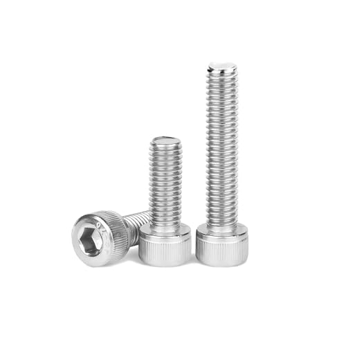 Moyocodi YZT07M3-18 M3 X 18Mm (100 Pack) Socket Head Cap Screws Metric, Allen Socket Drive, Stainless Steel 18-8 (304) cover