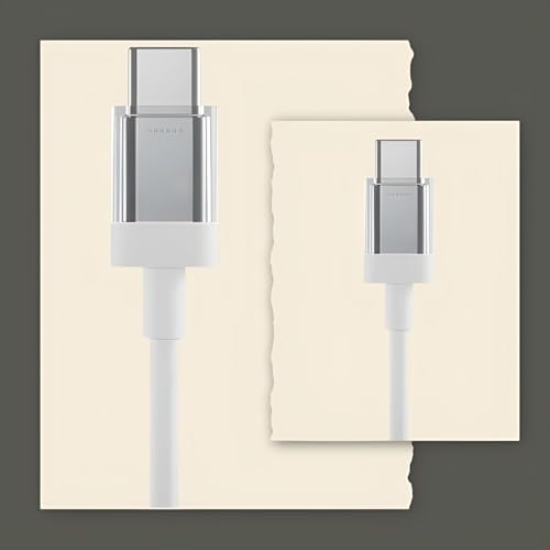 Image of 65W Type-C to C Fast Charging Cable | PD Quick Charge & Data Sync | Durable Tangle-Free USB-C Cord for Nothing Phone 3A Pro /3A2 /2A /2A Plus /1, CMF Phone 1, Tablets & Laptops (1 Pack)