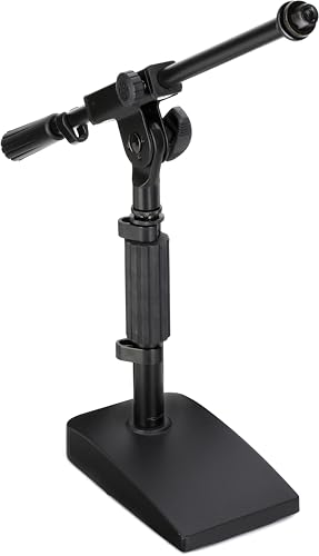 Image of Shure MV7+ Podcast Dynamic Microphone with Low Profile Mic Stand. OBS Certified, Enhanced Audio, LED Touch Panel, USB-C & XLR Outputs, Auto Level Mode, Digital Pop Filter, Reverb -Black