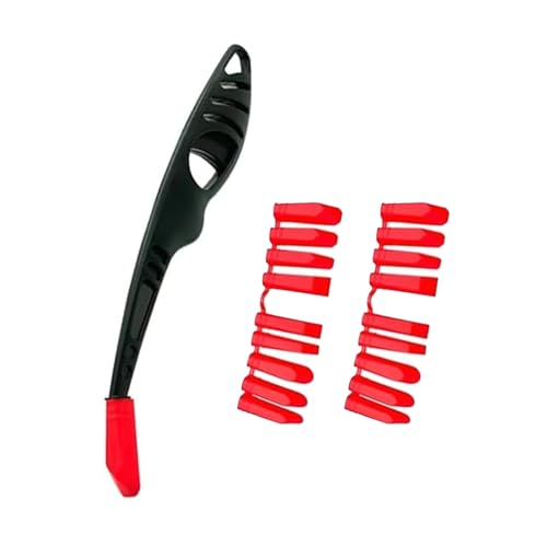 NCCHDZSW Aplicador Silicona Kit de Calafateo 18 en 1 Herramienta Extractor de juntas de Silicona Sellador de Silicona Raspador de Vidrio para Esquinas Interiores y Embellecimiento de Costuras